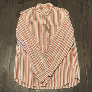 J. Crew Stretch Secret Wash poplin shirt- Size Large- NWT